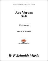 Ave Verum SAB choral sheet music cover